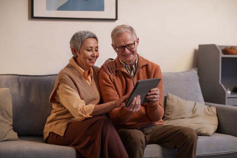 Woman reflecting at home before an online relationship therapy session